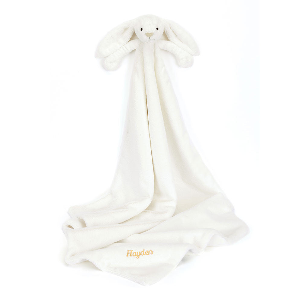Personalized Bashful Luxe Bunny Luna Blankie | Jellycat