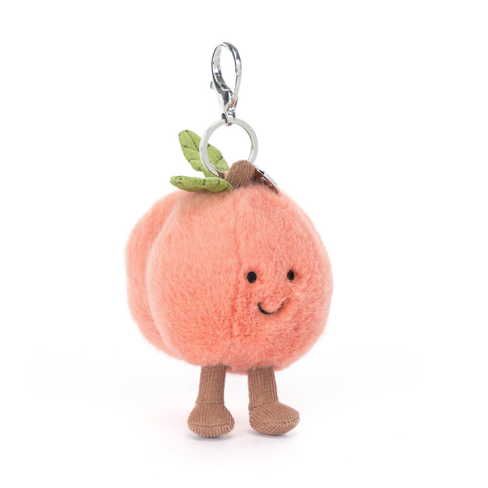 Amuseables Peach Bag Charm | Jellycat