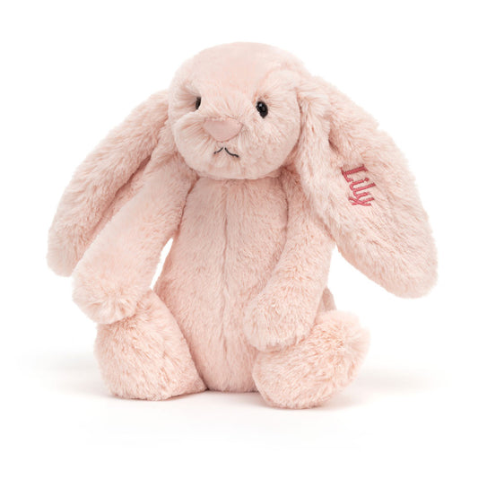 Personalized Bashful Blush Bunny Medium | Jellycat