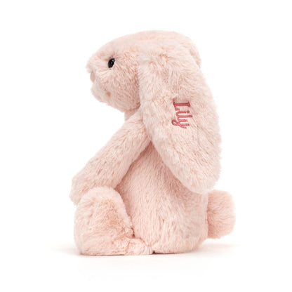 Personalized Bashful Blush Bunny Medium | Jellycat