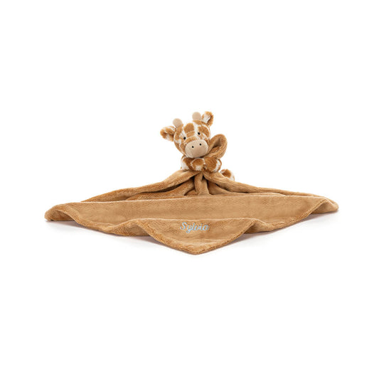 Personalized Bashful Giraffe Soother | Jellycat