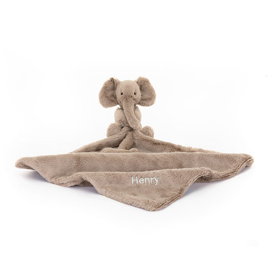 Personalized Smudge Elephant Soother | Jellycat