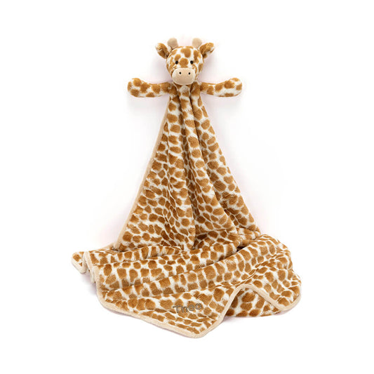 Personalized Bashful Giraffe Blankie | Jellycat