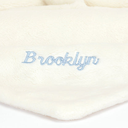 Personalized Bashful Black & Cream Puppy Soother | Jellycat