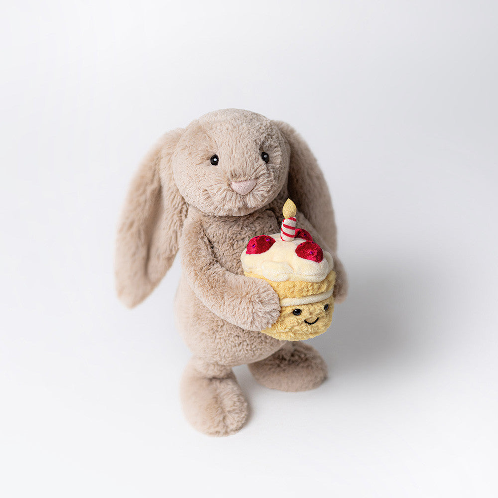 Bashful Beige Bunny 'Birthday' | Jellycat
