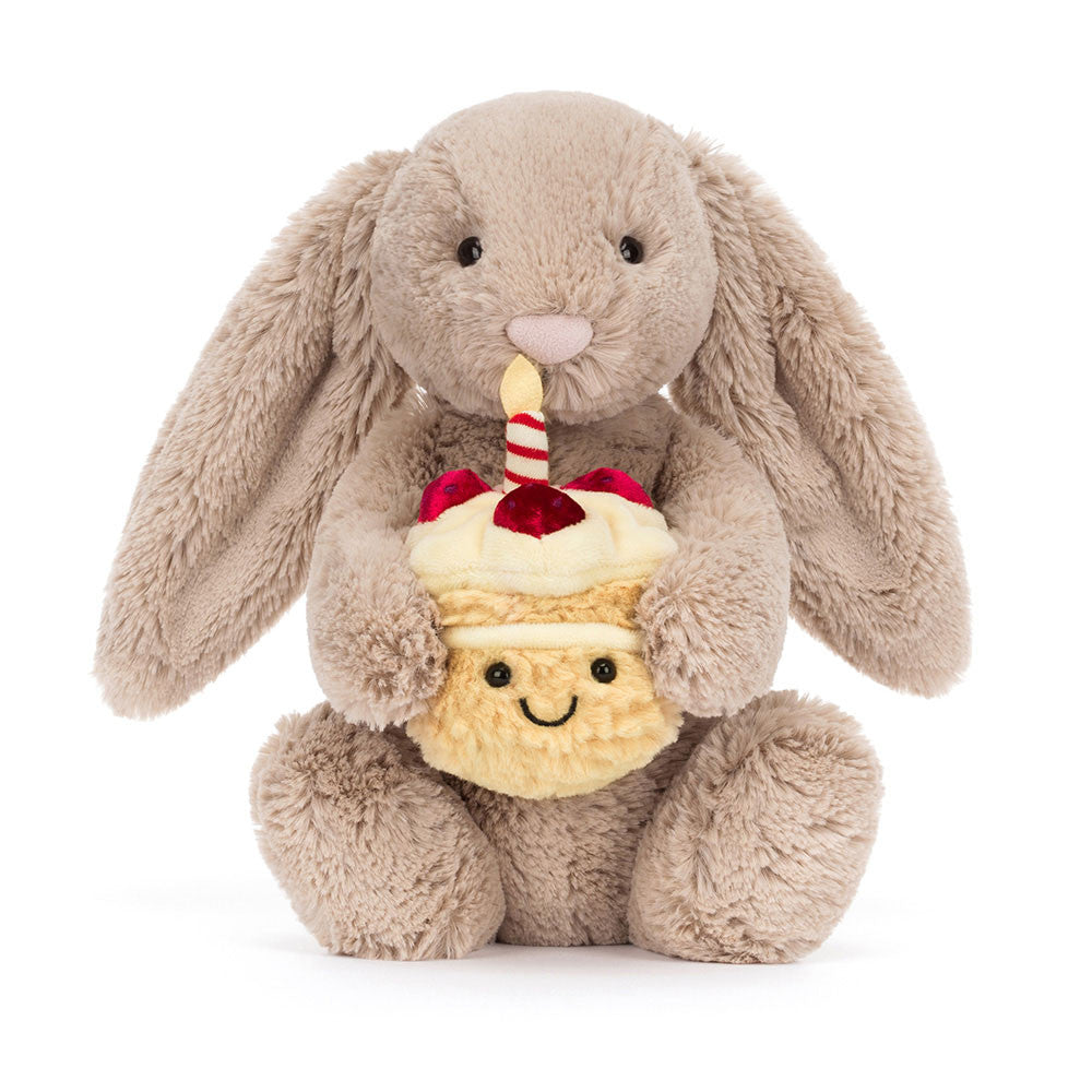 Bashful Beige Bunny 'Birthday' | Jellycat