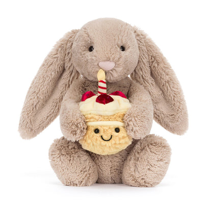 Bashful Beige Bunny 'Birthday' | Jellycat