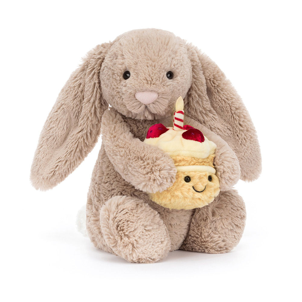 Bashful Beige Bunny 'Birthday' | Jellycat