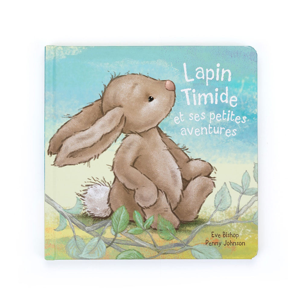 Lapin Timide Et Ses Petites Aventures & Bashful Beige Bunny Medium | Jellycat