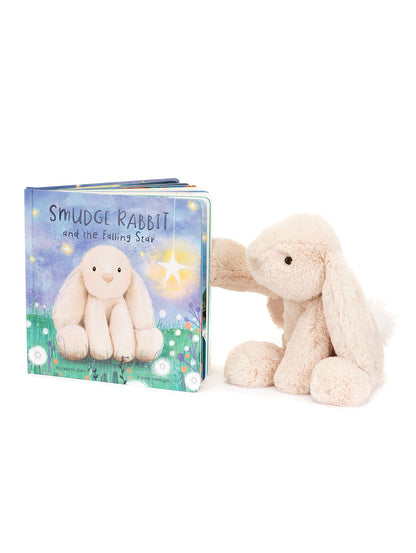 Smudge Rabbit and the Falling Star Book and Smudge Rabbit Medium | Jellycat