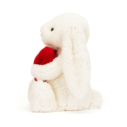 Bashful Red Love Heart Bunny | Jellycat