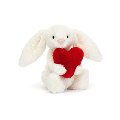 Bashful Red Love Heart Bunny | Jellycat