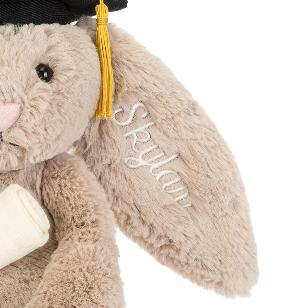 Personalized Bashful Bunny Graduation Outfit | Jellycat
