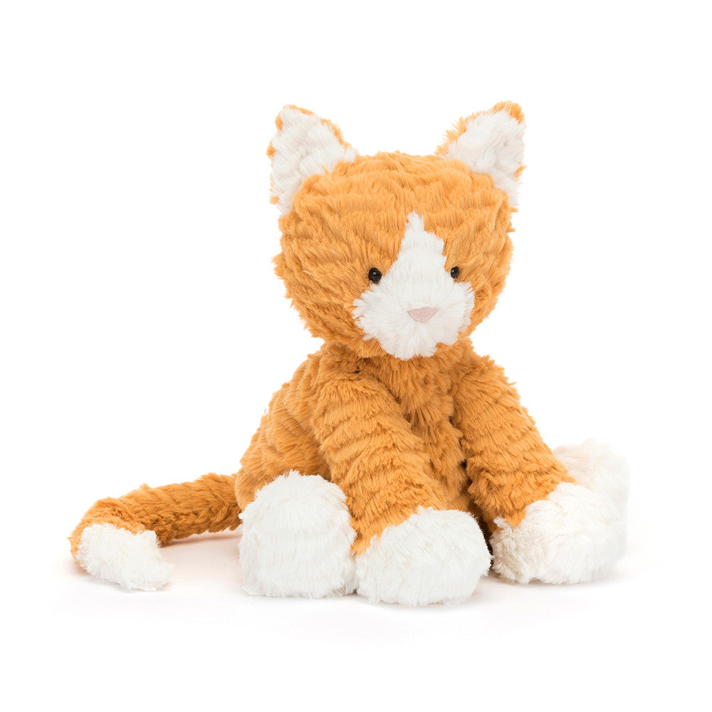 Ginger, the Courageous Kitten Book and Fuddlewuddle Ginger Cat | Jellycat
