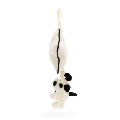 Bashful Black & Cream Puppy Musical Pull | Jellycat