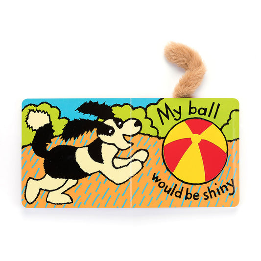 If I Were a Dog Board Book & Bashful Toffee Puppy Medium | Jellycat