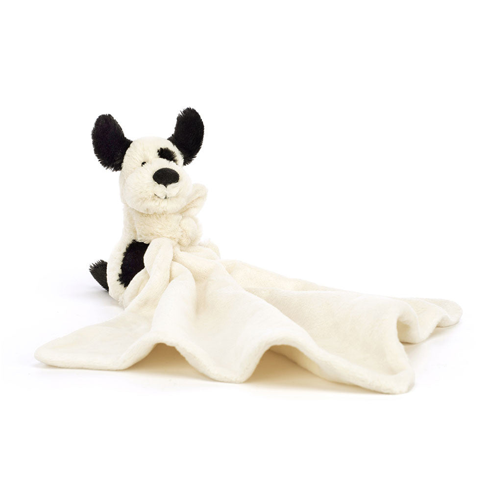 Bashful Black & Cream Puppy Soother | Jellycat