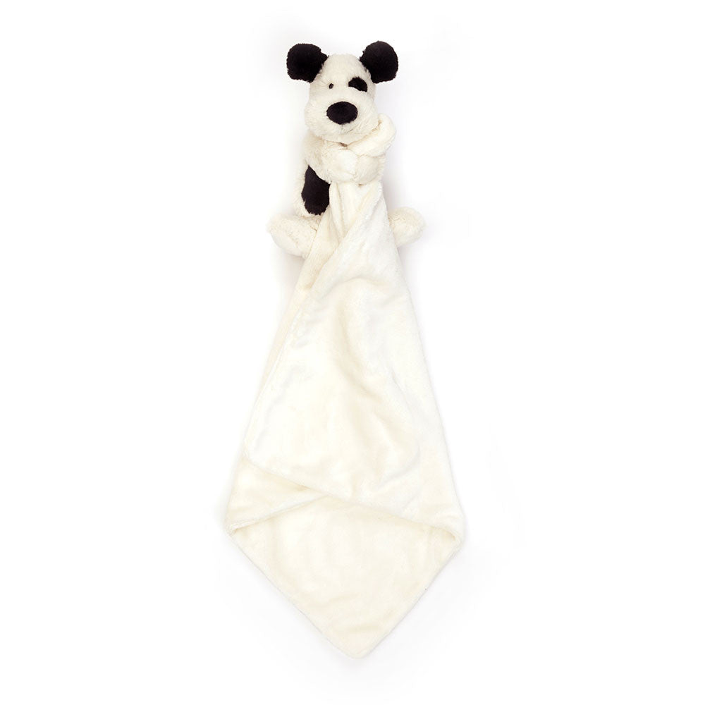 Bashful Black & Cream Puppy Soother | Jellycat