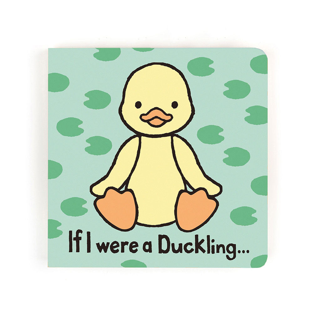 If I Were a Duckling Board Book & Bashful Duckling Medium | Jellycat