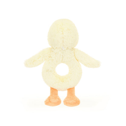 Bashful Duckling Ring Rattle | Jellycat