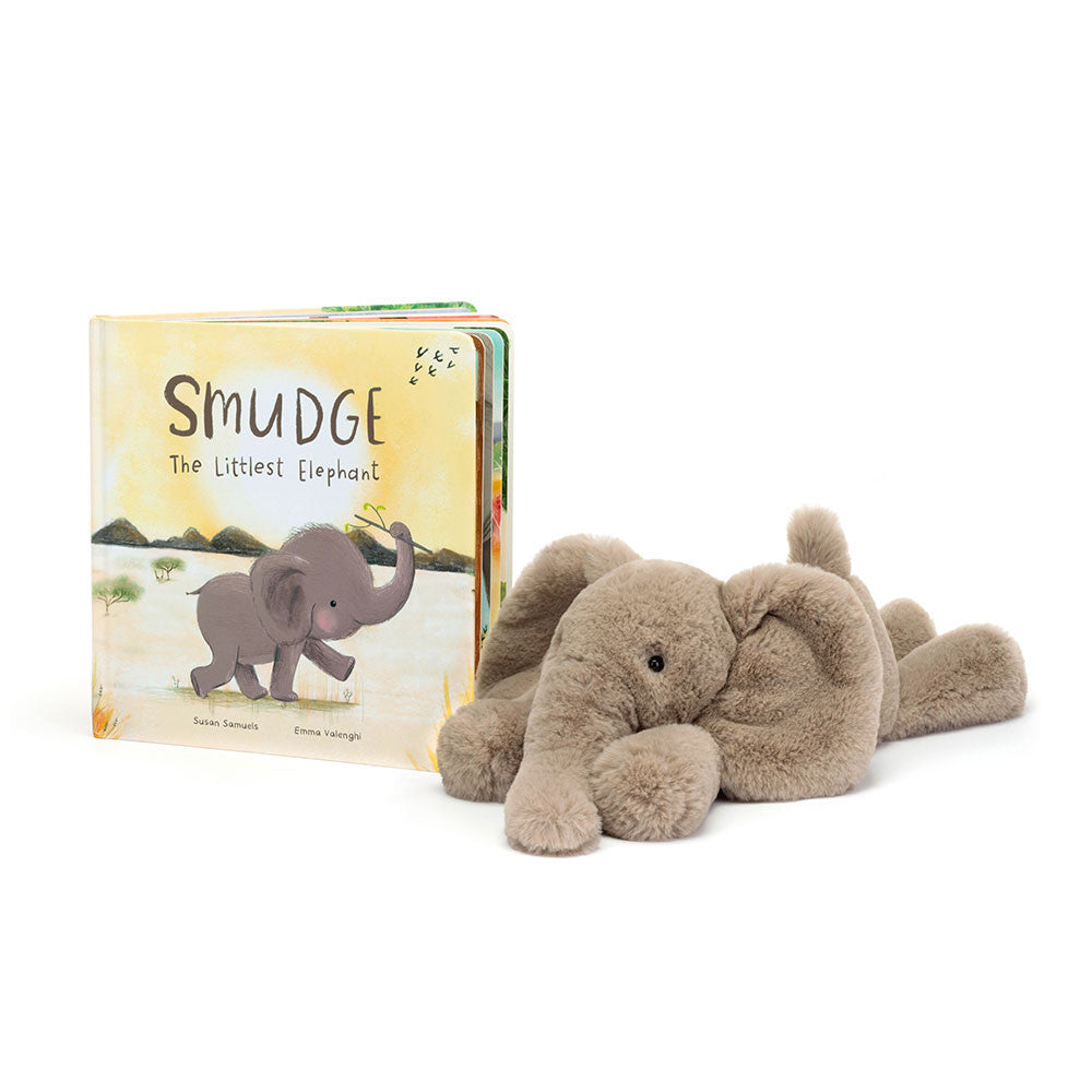 Smudge the Littlest Elephant Book & Smudge Elephant Medium | Jellycat