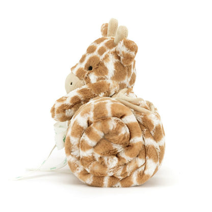 Bashful Giraffe Blankie | Jellycat