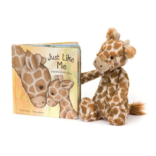 Just Like Me Book & Bashful Giraffe Medium | Jellycat