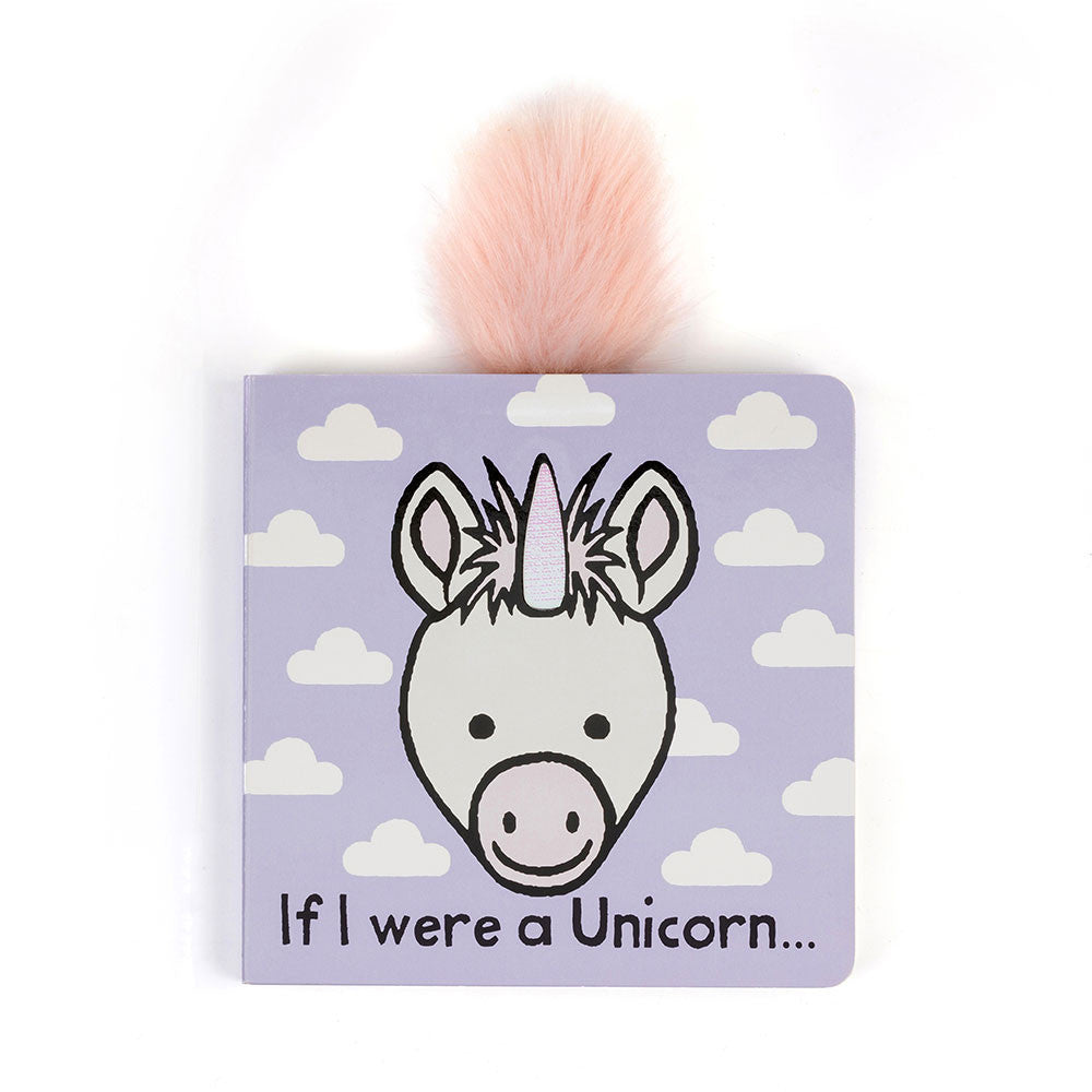 If I Were a Unicorn Board Book & Bashful Unicorn Medium | Jellycat