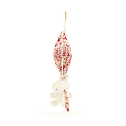Blossom Cream Bunny 'Berry' Musical Pull | Jellycat