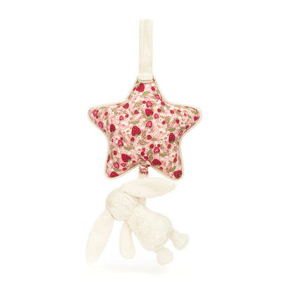 Blossom Cream Bunny 'Berry' Musical Pull | Jellycat