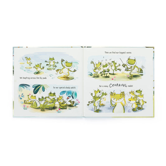 A Fantastic Day for Finnegan Frog Book | Jellycat