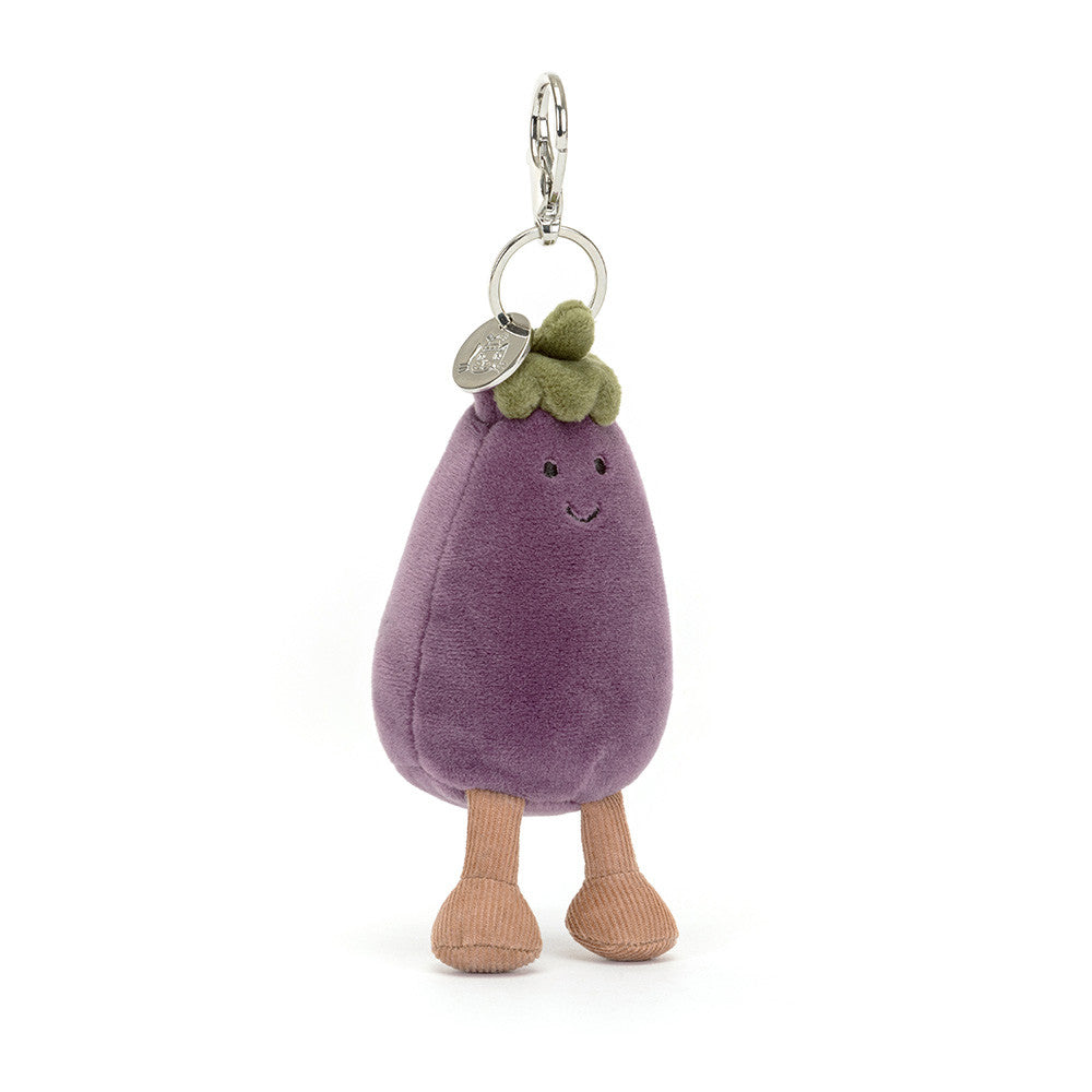 Amuseables Eggplant Bag Charm | Jellycat
