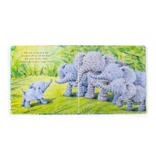 Elephants Can't Fly Book & Fuddlewuddle Elephant Medium | Jellycat