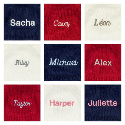 Bashful Luxe Bunny Nimbus with Personalized Red Jumper | Jellycat