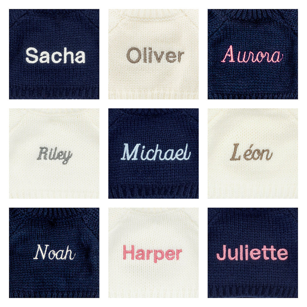 Bashful Luxe Bunny Nimbus with Personalized Cream Jumper | Jellycat