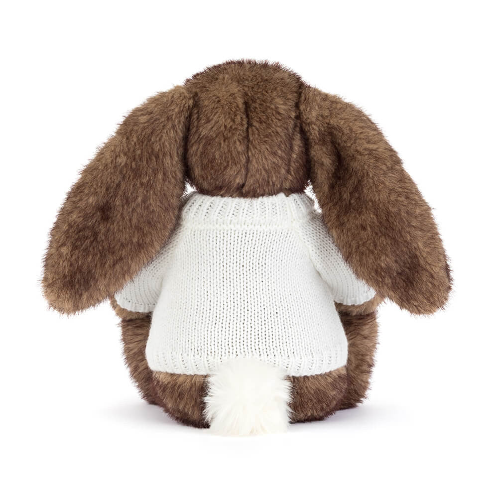 Hoppleston Luxe Bunny with Personalized Cream Jumper | Jellycat