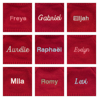 Bashful Monkey with Personalized Red Jumper | Jellycat