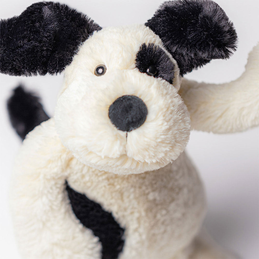 Bashful Black & Cream Puppy | Jellycat