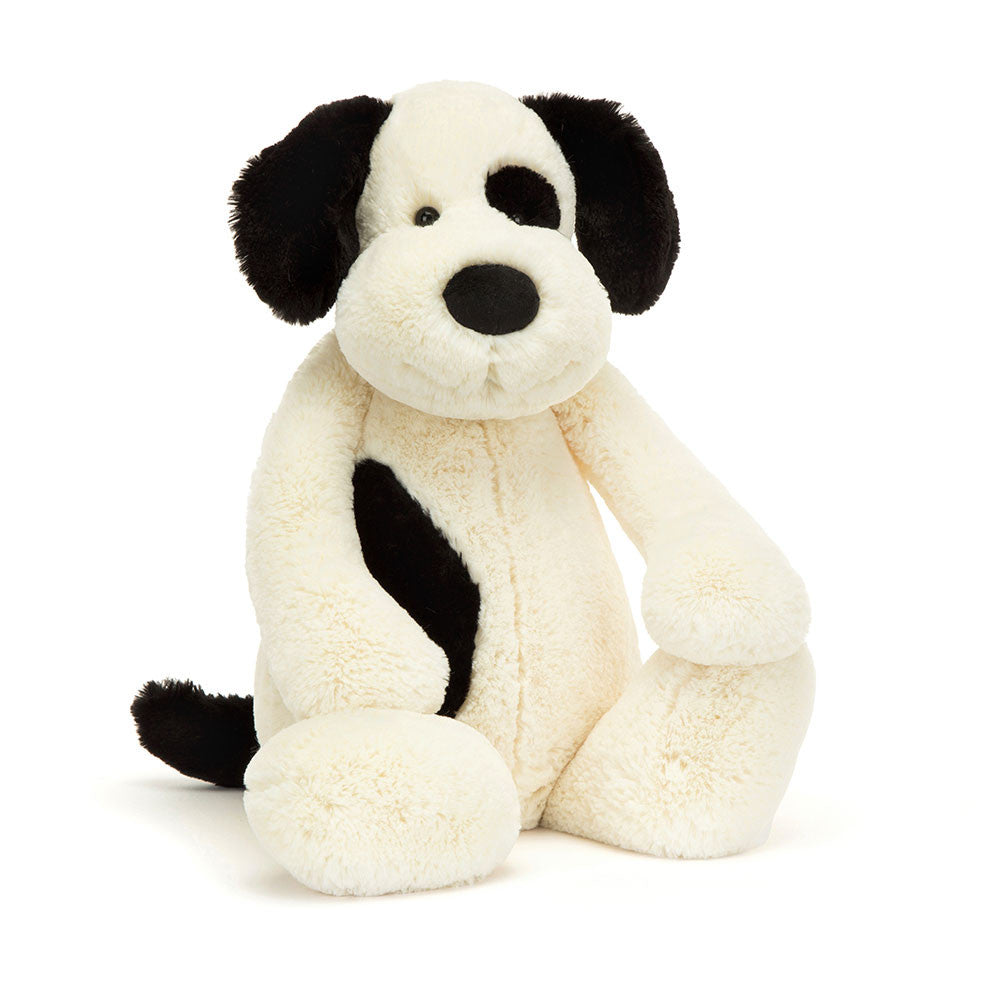 Bashful Black & Cream Puppy | Jellycat