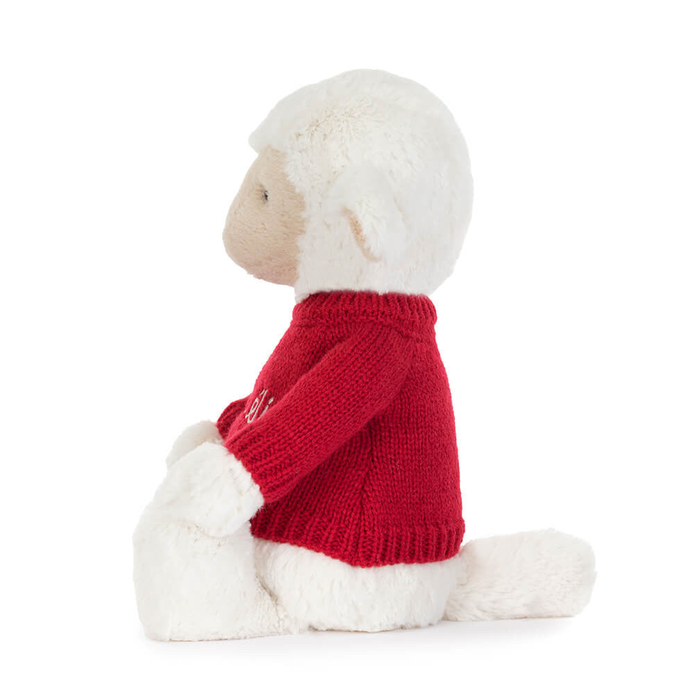 Skipson Lamb with Personalized Red Jumper | Jellycat