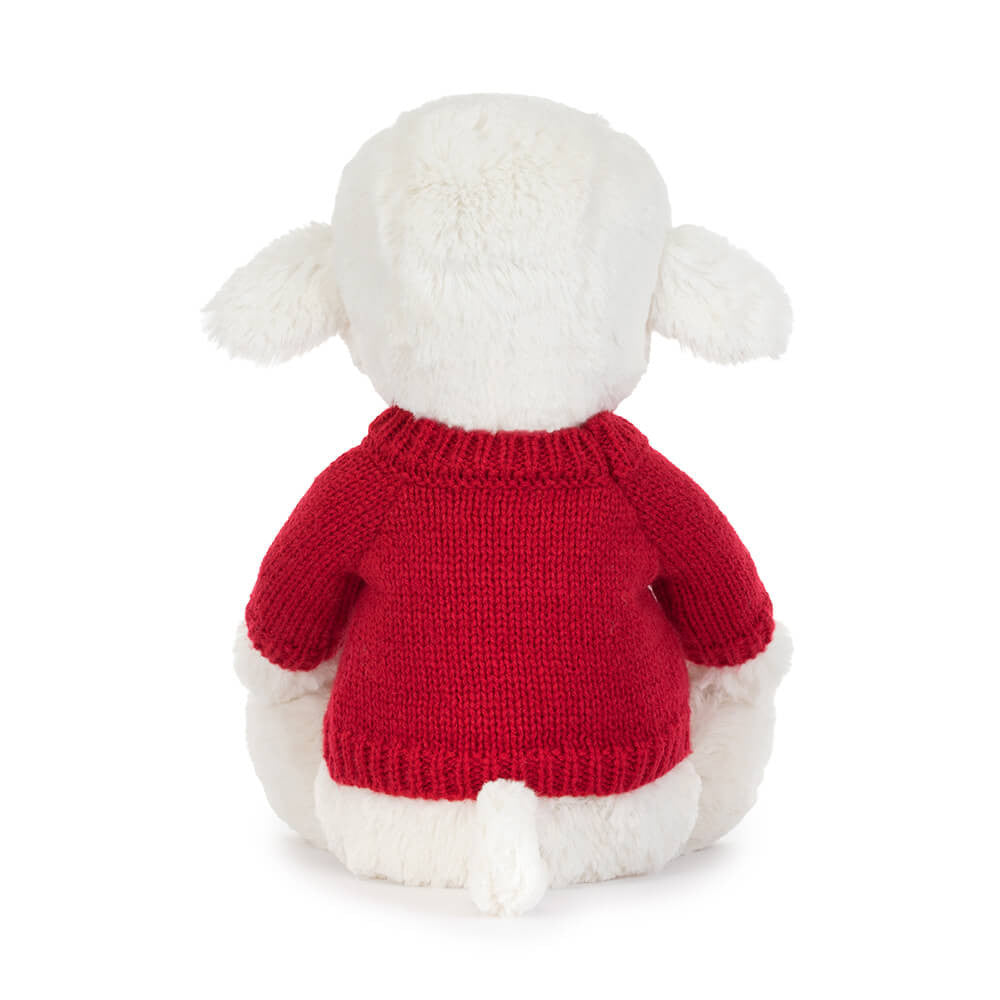 Skipson Lamb with Personalized Red Jumper | Jellycat