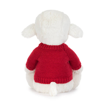 Skipson Lamb with Personalized Red Jumper | Jellycat