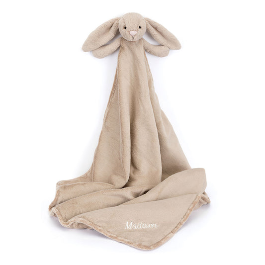 Personalized Bashful Beige Bunny Blankie | Jellycat