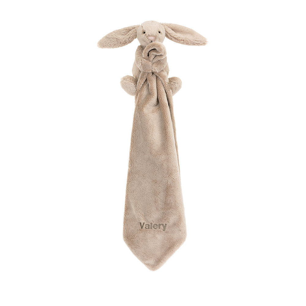 Personalized Bashful Beige Bunny Soother | Jellycat