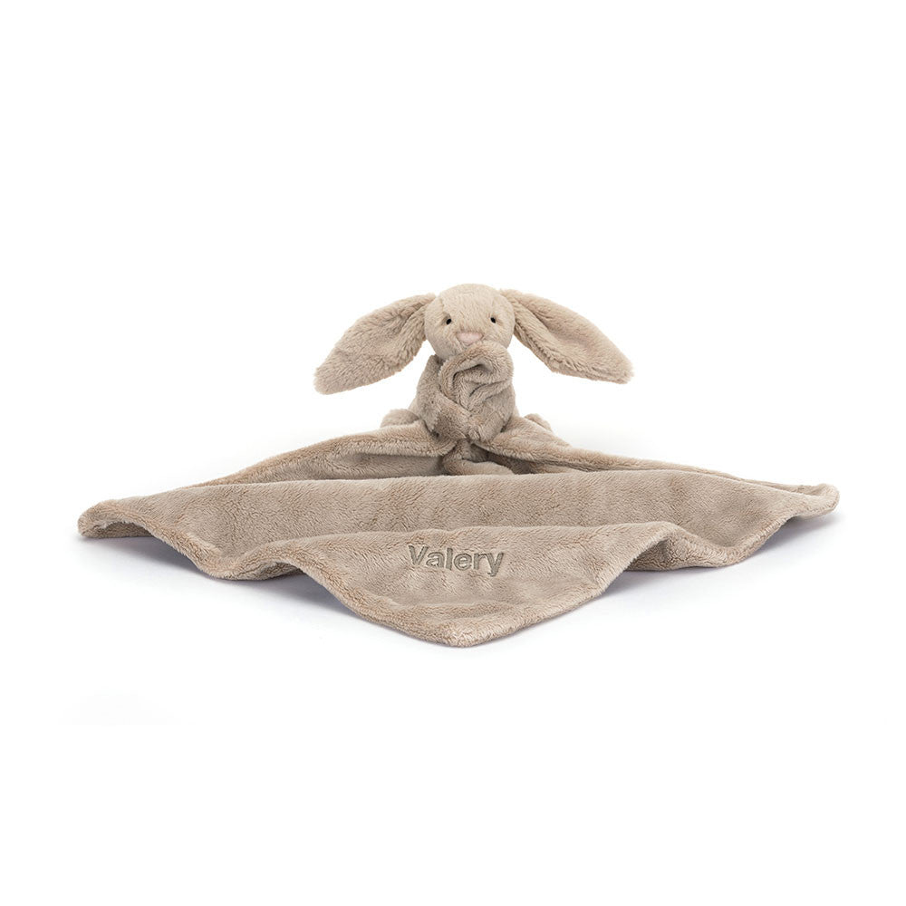 Personalized Bashful Beige Bunny Soother | Jellycat