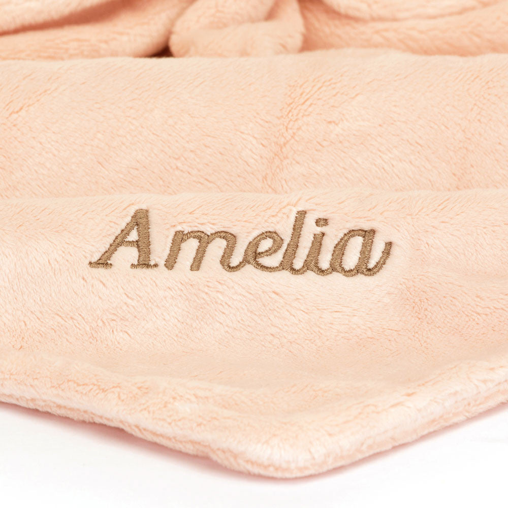 Personalized Bashful Blush Bunny Soother | Jellycat