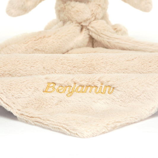 Personalized Bashful Luxe Bunny Willow Soother | Jellycat