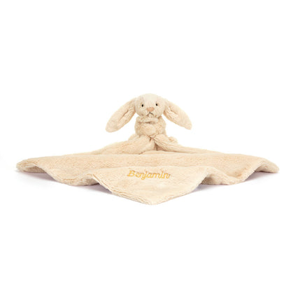 Personalized Bashful Luxe Bunny Willow Soother | Jellycat