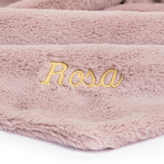 Personalized Bashful Luxe Bunny Rosa Soother | Jellycat