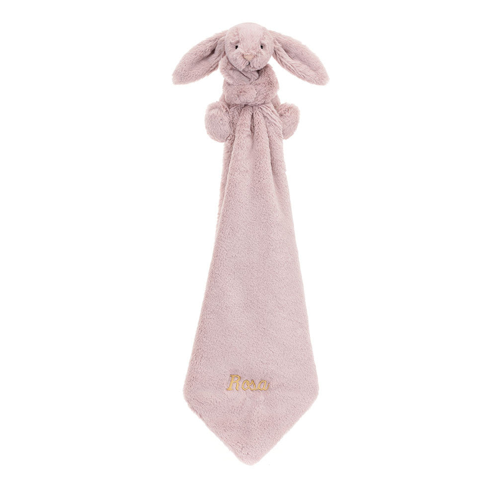 Personalized Bashful Luxe Bunny Rosa Soother | Jellycat